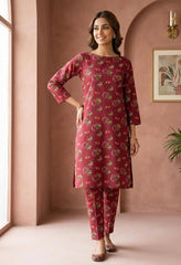 2 Pcs Ladies Suit  Des  189