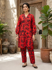 2 Pcs Ladies Suit  Des  108