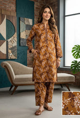 2 Pcs Ladies Suit  Des  108