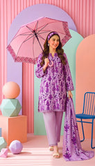 3 Pcs Lawn Unstitched Suit 09