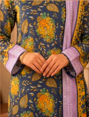 3 Pcs Lawn Unstitched Suit 579