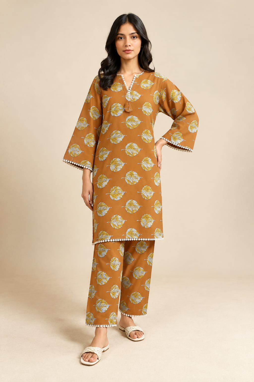 SHIRT & TROUSER LAWN UNSTITCHED SUIT 620
