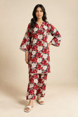 SHIRT & TROUSER LAWN UNSTITCHED SUIT 619
